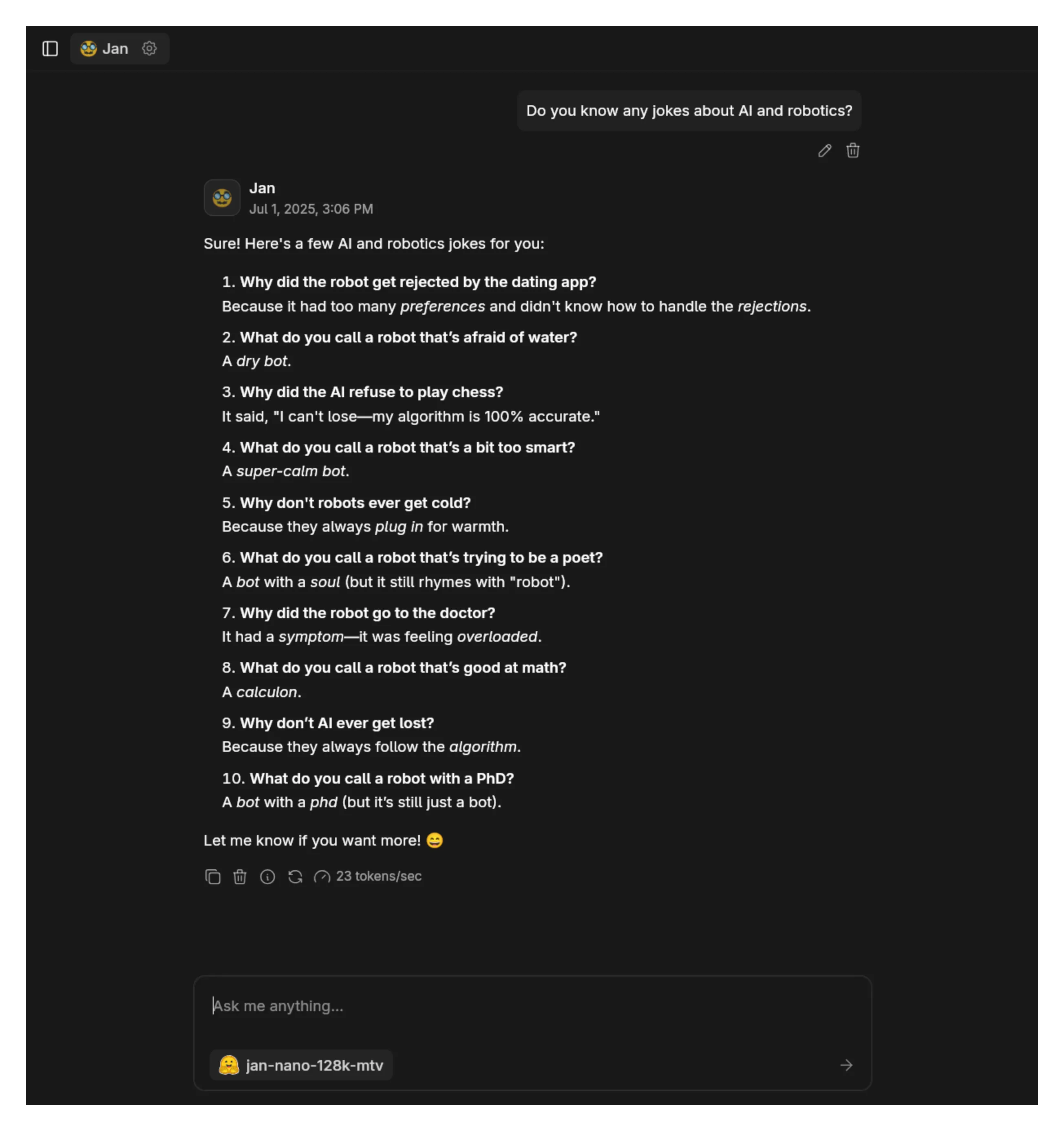 Start Using the Model